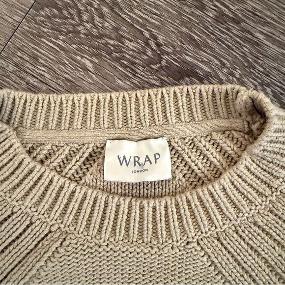 Wrap London Tan Cotton Sweater - Picture 5 of 9